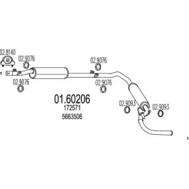 Амортизатор MTS 01.60206