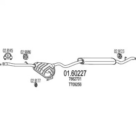 Амортизатор MTS 01.60227