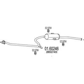 Амортизатор MTS 01.60246