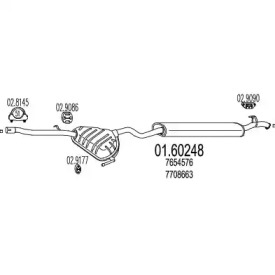 Амортизатор MTS 01.60248