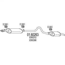 Амортизатор MTS 01.60263