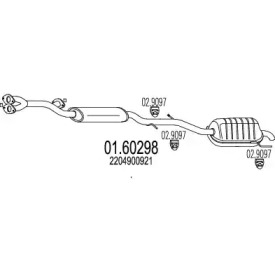 Амортизатор MTS 01.60298