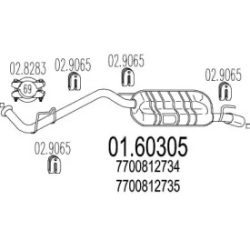 Амортизатор MTS 01.60305