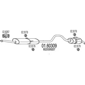 Амортизатор MTS 01.60309