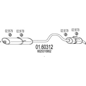 Амортизатор MTS 01.60312