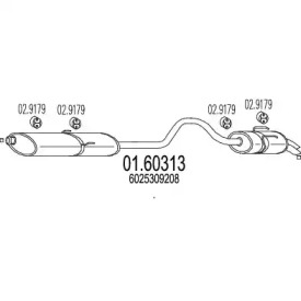 Амортизатор MTS 01.60313