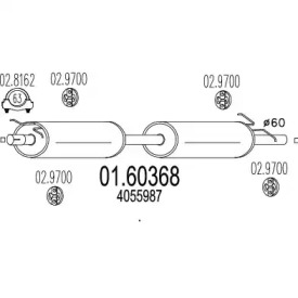 Амортизатор MTS 01.60368