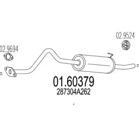 Амортизатор MTS 01.60379