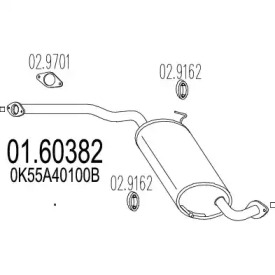 Амортизатор MTS 01.60382