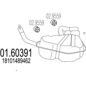 Амортизатор MTS 01.60391