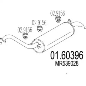 Амортизатор MTS 01.60396