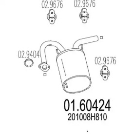 Амортизатор MTS 01.60424