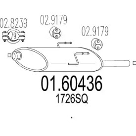 Амортизатор MTS 01.60436