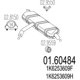 Амортизатор MTS 01.60484