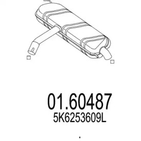 Амортизатор MTS 01.60487