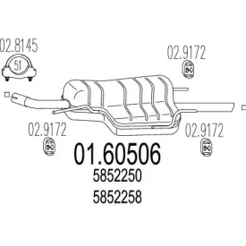 Амортизатор MTS 01.60506