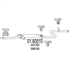 Амортизатор MTS 01.60510