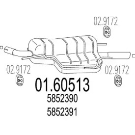 Амортизатор MTS 01.60513