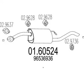 Амортизатор MTS 01.60524