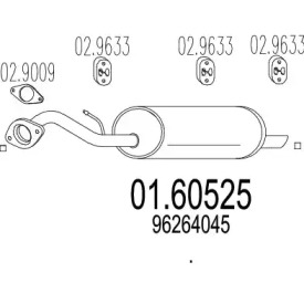 Амортизатор MTS 01.60525