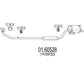 Амортизатор MTS 01.60528