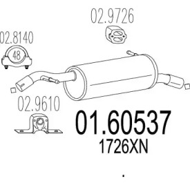 Амортизатор MTS 01.60537