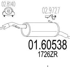 Амортизатор MTS 01.60538