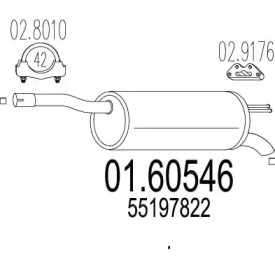 Амортизатор MTS 01.60546