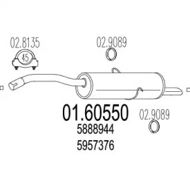 Амортизатор MTS 01.60550