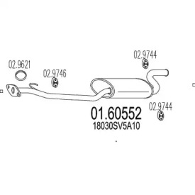 Амортизатор MTS 01.60552