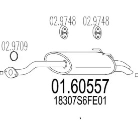 Амортизатор MTS 01.60557