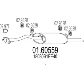 Амортизатор MTS 01.60559