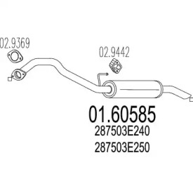 Амортизатор MTS 01.60585