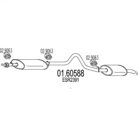 Амортизатор MTS 01.60588