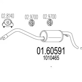 Амортизатор MTS 01.60591