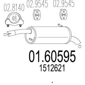 Амортизатор MTS 01.60595