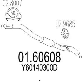 Амортизатор MTS 01.60608