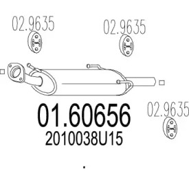 Амортизатор MTS 01.60656