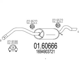 Амортизатор MTS 01.60666