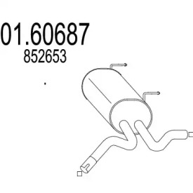 Амортизатор MTS 01.60687