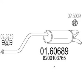 Амортизатор MTS 01.60689