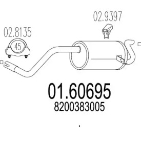 Амортизатор MTS 01.60695