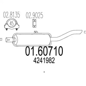 Амортизатор MTS 01.60710