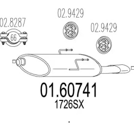 Амортизатор MTS 01.60741