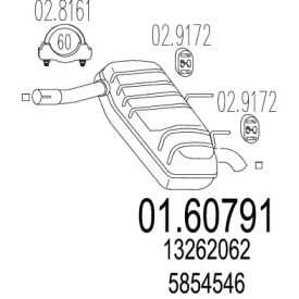 Амортизатор MTS 01.60791