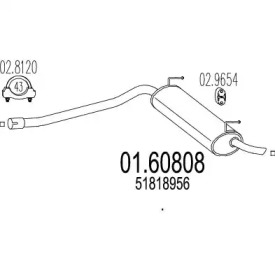 Амортизатор MTS 01.60808