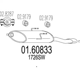 Амортизатор MTS 01.60833