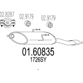 Амортизатор MTS 01.60835