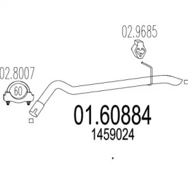 Амортизатор MTS 01.60884