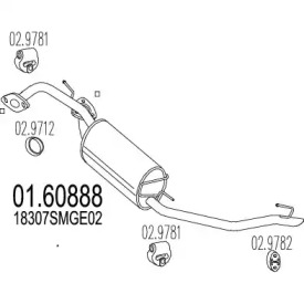 Амортизатор MTS 01.60888